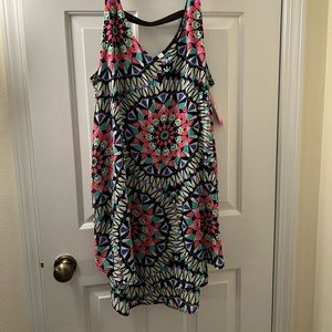 Xhilaration geometric print dress NWT